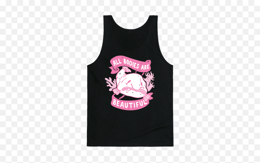 Bodies Are Beautiful Blobfish Tank Top - Active Tank Png,Blobfish Png