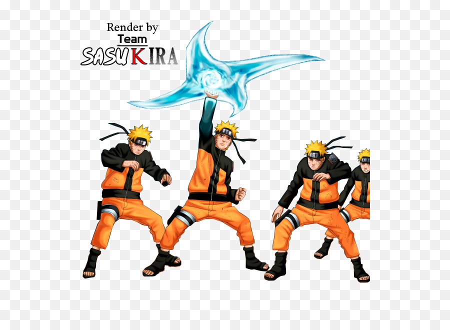 Download Hd 9531 Render Naruto Shippuuden Kage Bunshin - Rasengan Shuriken Png,Rasengan Png