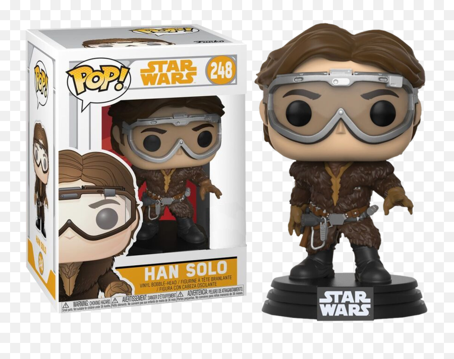 Star Wars Solo - Han Solo With Goggles Us Exclusive Pop Funko Pop Han Solo 248 Png,Han Solo Png