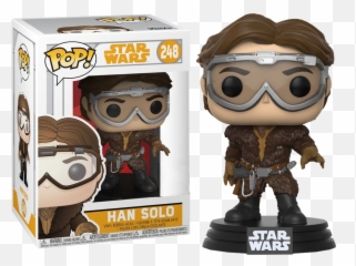 Star Wars Solo - Han Solo With Goggles Us Exclusive Pop Funko Pop Han Solo 248 Png,Han Solo Png