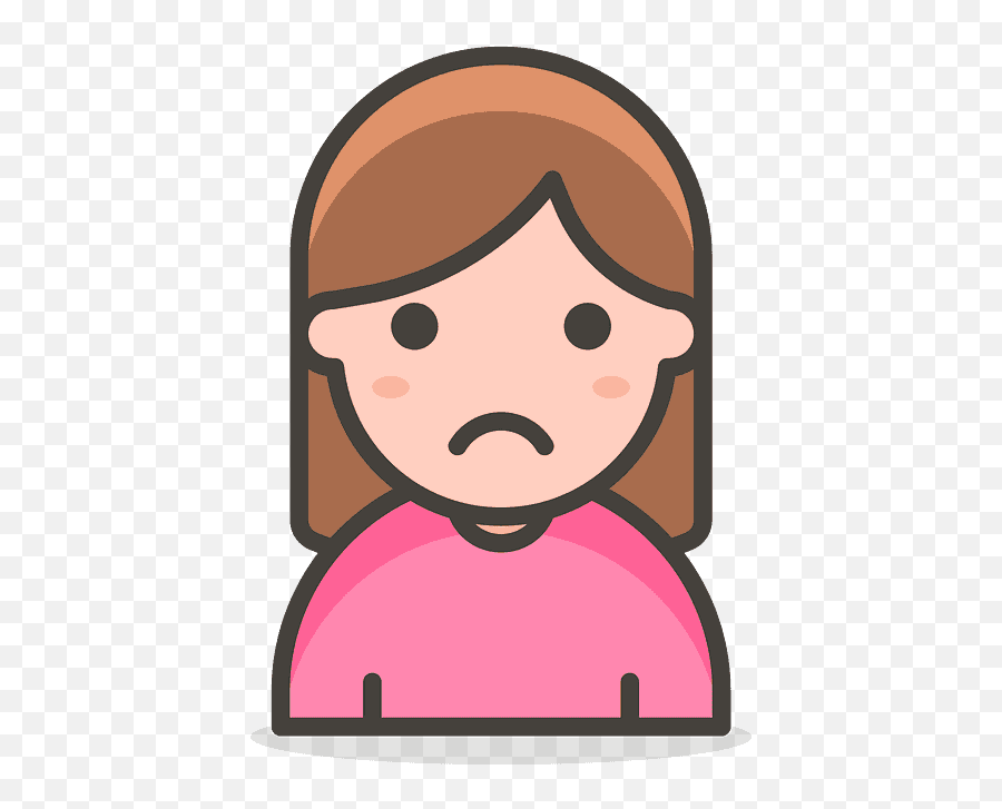 Woman Frowning Emoji Clipart Free Download Transparent Png - Transparent Background Doctor Emoji,Frown Png