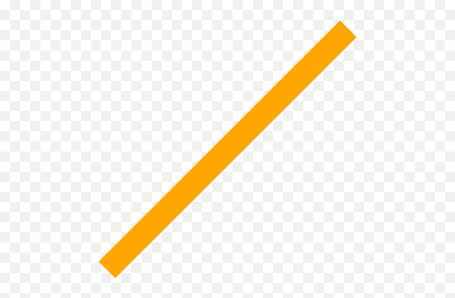 Orange Line 2 Icon - Yellow Color Pencil Png,Orange Line Png