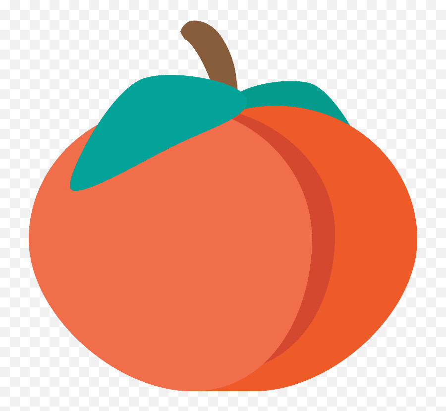 Peach Emoji Clipart Png Transparent