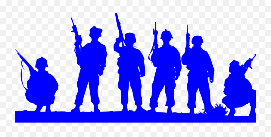 Patriotic Png Picture - Troops Silhouette,Patriotic Png