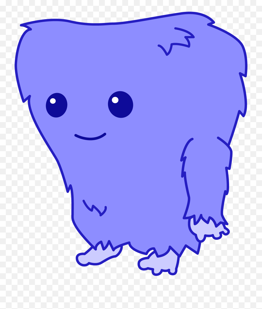 Download Furry Clipart Fuzzy Monster - Cute Monster Cartoon Cute Fuzzy Monster Cartoon Png,Cute Cartoon Png