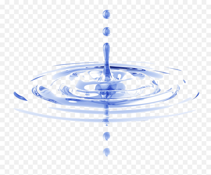 Water Ripples Png Transparent Images - Png Water Drops Drop In Water Png,Water Drop Transparent