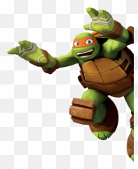 Kid Ninja Turtles - Cartoon Png,Michelangelo Png