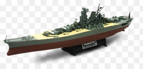 Japanese Battleship Yamato 1700 - Juguetes De Barcos De Guerra Yamato Png,Battleship Png