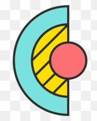Half Circle U0026 Dot Graphic Picmonkey Graphics - Logo Choji png