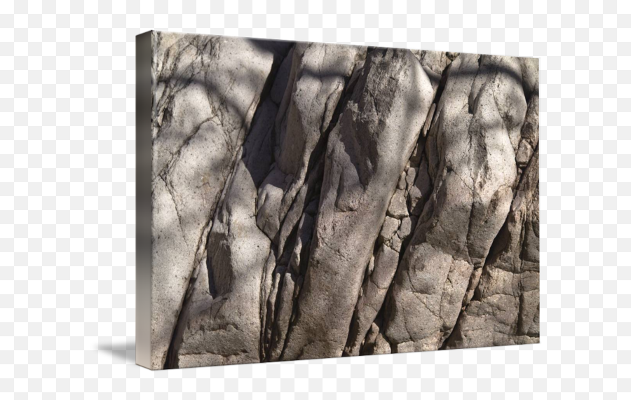 Rock Texture With Shadow By Michael Stephen Wills - Art Png,Rock Texture Png