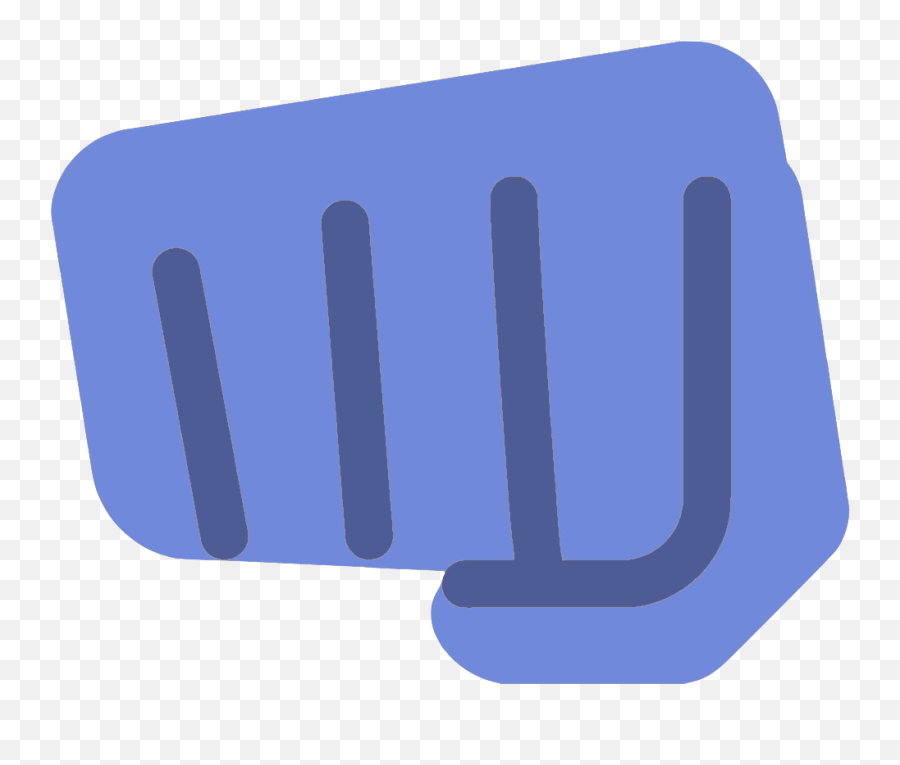 Blurplefistbump - Discord Emoji Horizontal Png,Fist Emoji Png