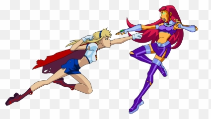 Co - Comics U0026 Cartoons Thread 101380533 Dc Superhero Girls Blackfire Png,Starfire Png