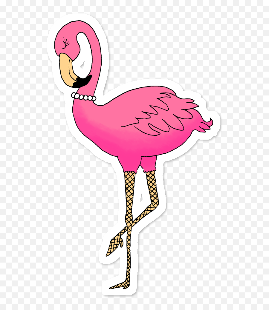 Hd Png Flamingo Sticker Transparent - Flamingo Stickers Png,Flamingo Png