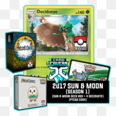 2017 Sun U0026 Moon Season 1 Ptcgo Code - Battle League Charizard Reshiram Deck Png,Decidueye Png