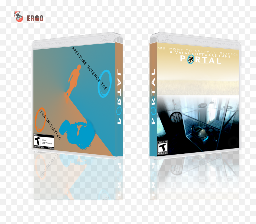 Portal Playstation 3 Box Art Cover By Ergo - Horizontal Png,Aperture Science Logo