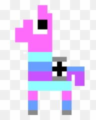 Fortnite Llama - Fortnite Llama Pixel Art Png,Fortnite Llama Png