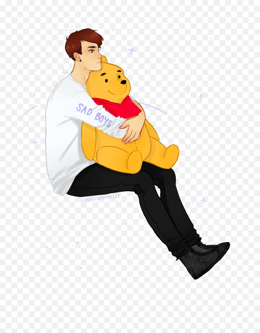 Download Kind Of A Re Draw This - Dan Howell Winnie The Winnie The Pooh Fan Art Png,Dan Howell Png