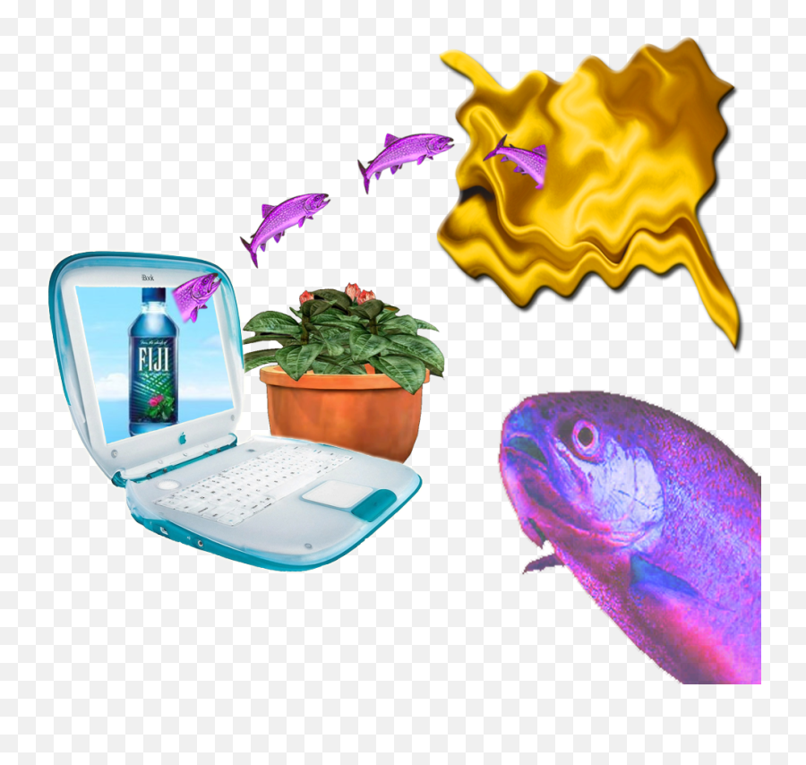 Download Vaporwave Cool Pictures Cyberpunk Waves Beach Png
