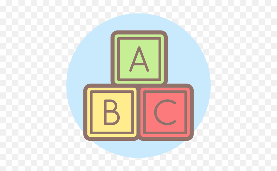 Baby Letter Cubes Circle Icon - Transparent Png U0026 Svg Vector Cubos De Letras Png,Cube Icon Png