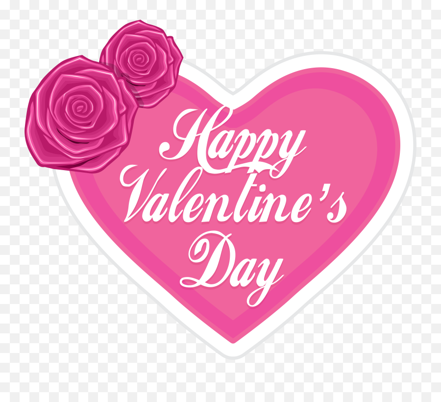 Pink Heart Transparent Png - Happy Valentines Day Transparent,Happy Valentines Day Png