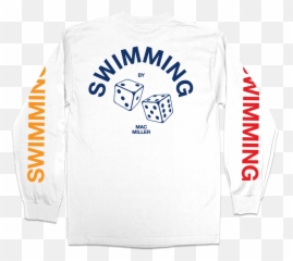 Download Mac Miller Swimming Merch Png - Long Sleeve,Mac Miller Png