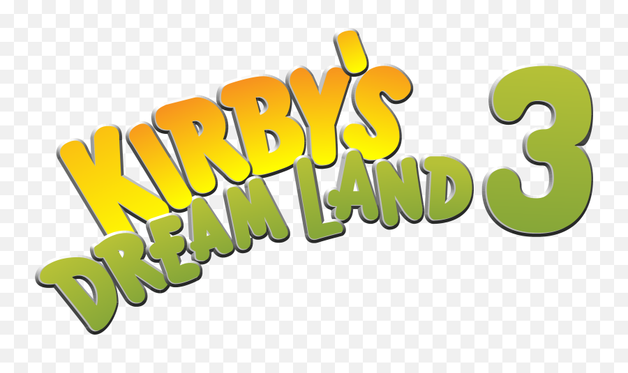 Dream Land 3 Logo - Dream Land 3 Logo Png,Kirby Logo Png
