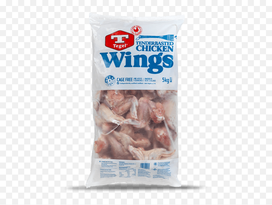 Tegel Frozen Chicken Wings 5kg - Dog Food Png,Chicken Wings Transparent