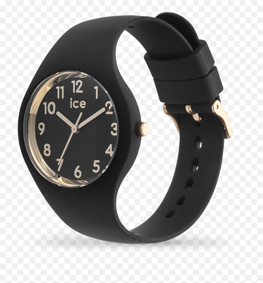 Ice - Watch Ice Glam Black Gold Small Watch Strap Png,Gold Numbers Png