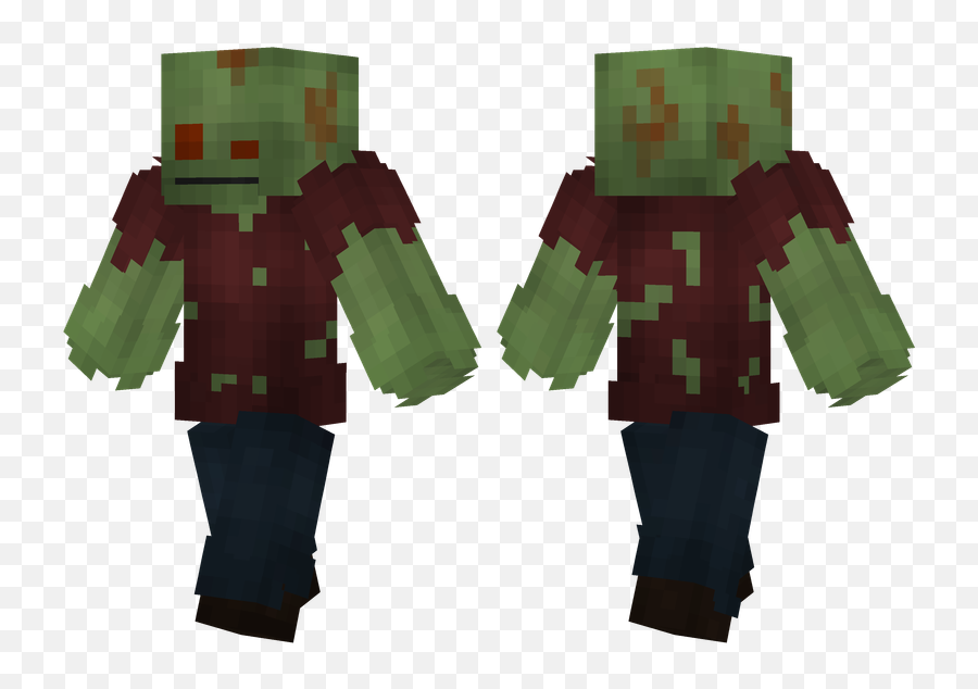 Rotten Zombie Minecraft Skins - Minecraft Custom Zombie Skin Png,Minecraft Zombie Png