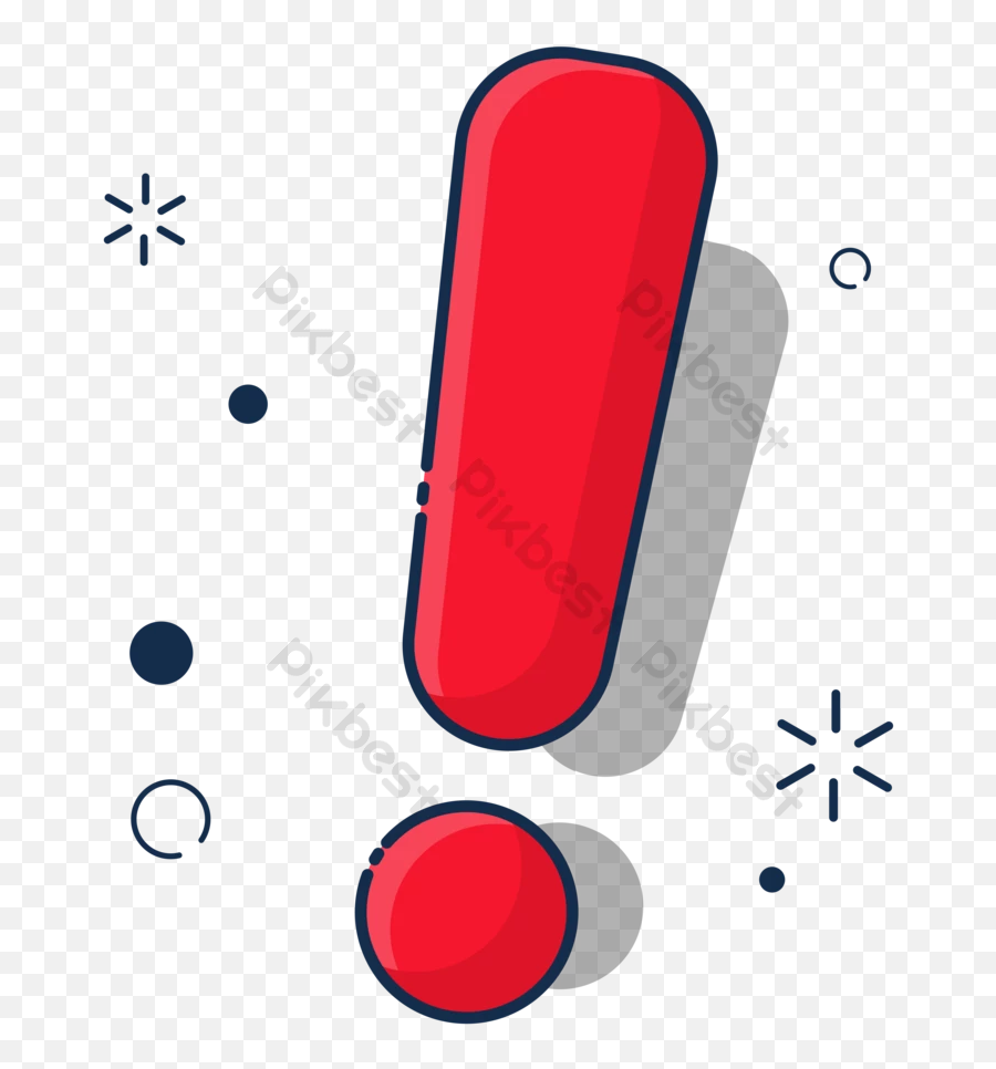 Red Exclamation Mark Png Images Ai Free Download - Pikbest Du Chm Than Màu,Exclaimation Icon