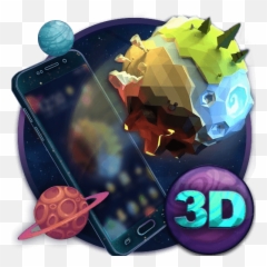Earth Element 3d Theme Apk 119 - Download Free Apk From Apksum Low Poly Png,Planet Icon Set