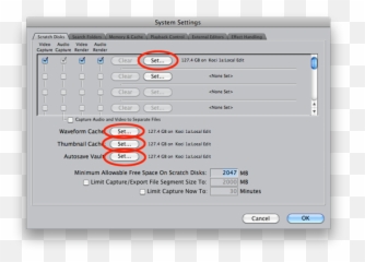 Final Cut Pro Tutorial - Set Up A Scratch Disk 6 png