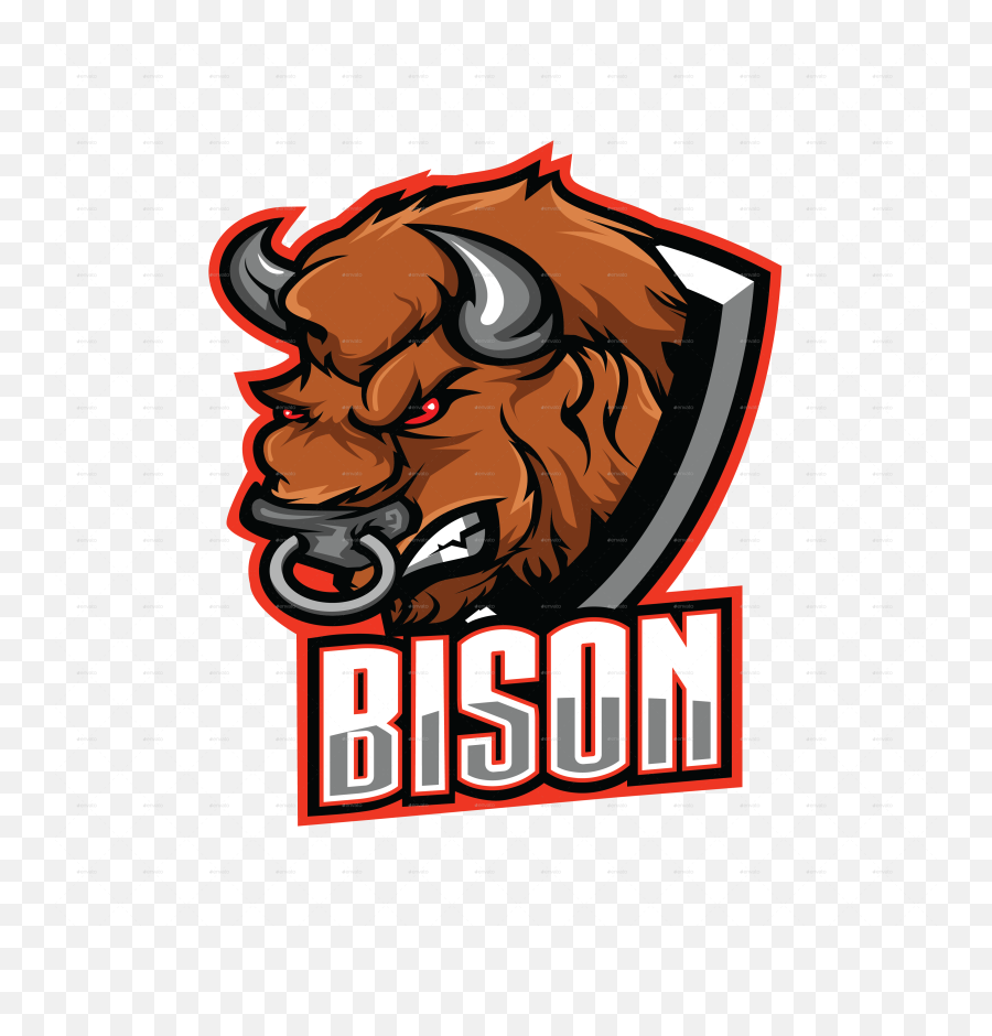 Bison Esport Mascot Design By Msofyanhadi Graphicriver - Bison Logo Png,Bison Icon