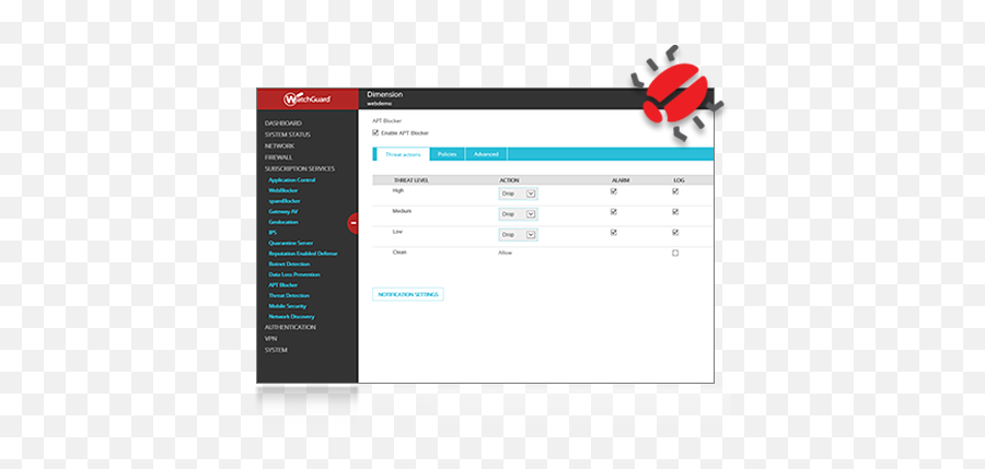 Advanced Malware Protection Detect U0026 Prevent With Watchguard - Horizontal Png,Malware Protection Icon