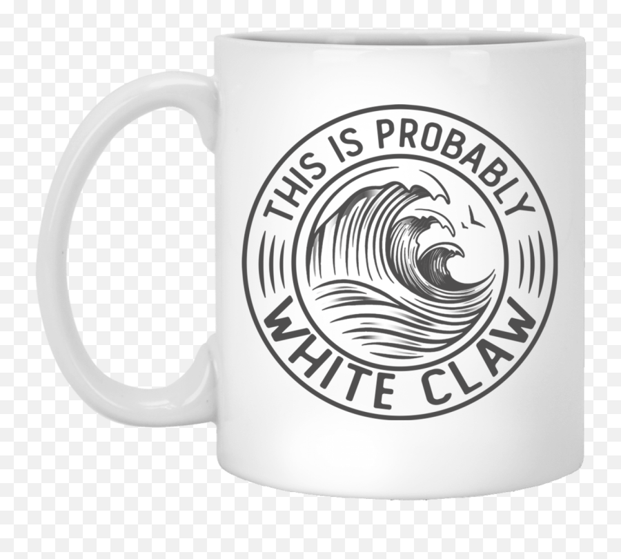 White Claw Ceramic Coffee Mug - Probably White Claw Mug Png,White Claw Png