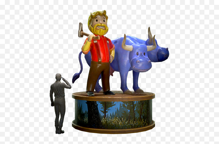 Patch 13 Atomic Shop Datamine Rfo76 - Fallout 76 Vault Bunyan Babe Statue Png,Free Use Protectron Icon
