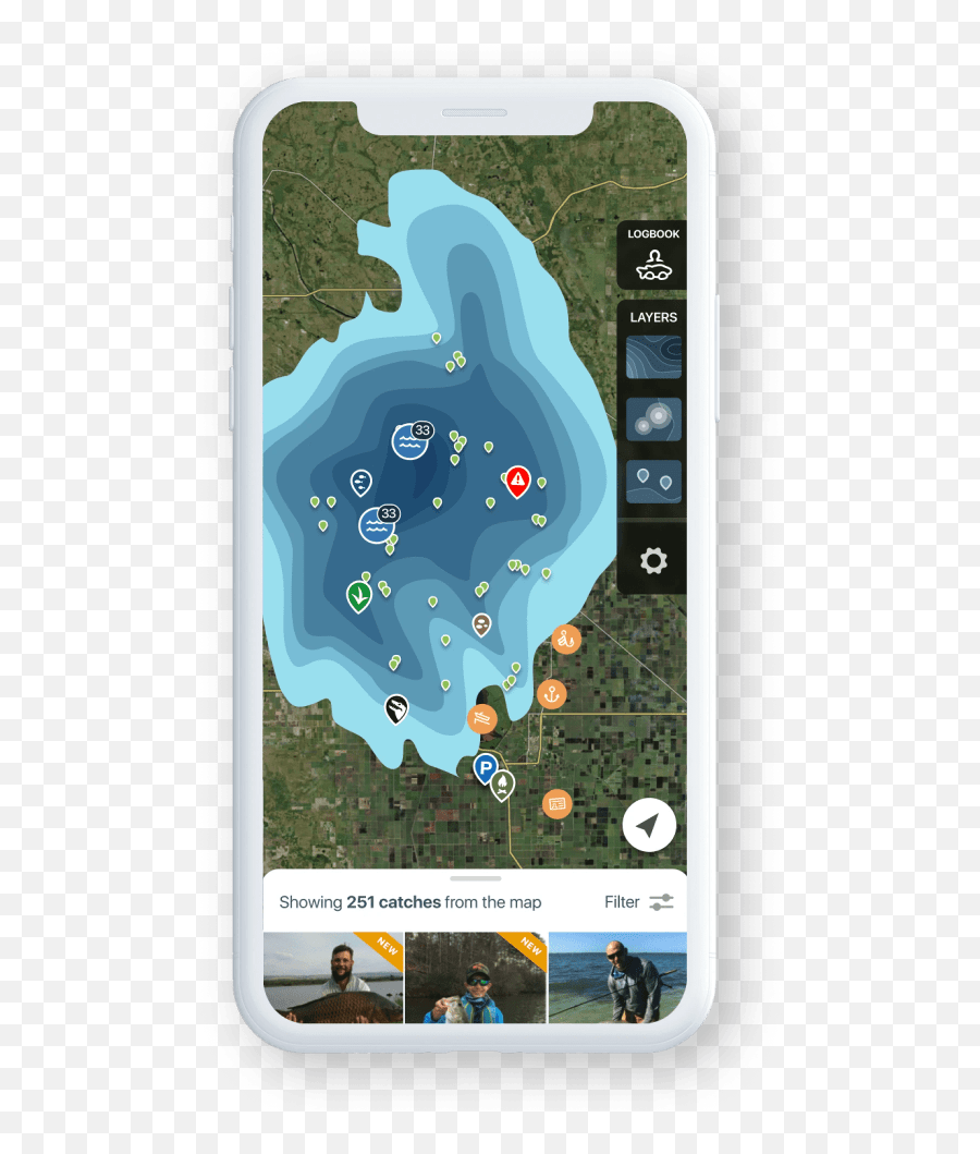 Fishing App And Tools - Fish Brain Pro Png,Dating App With Fish Icon