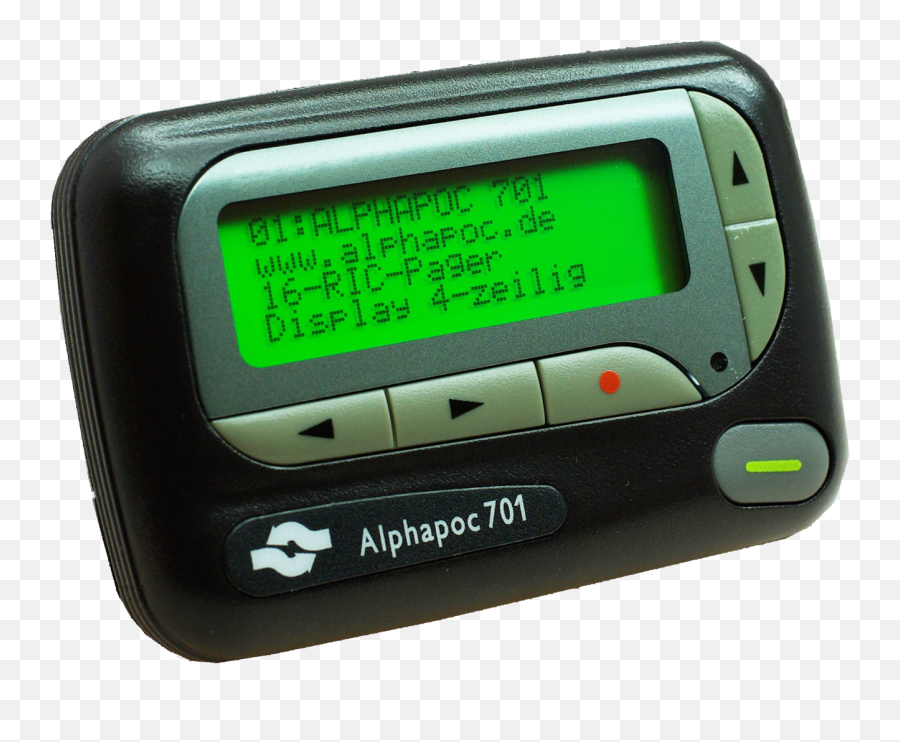 Alphapoc 701 Sf Pager - Pager Rettungsdienst Png,Pager Png