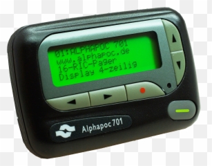 Alphapoc 701 Sf Pager - Pager Rettungsdienst Png,Pager Png