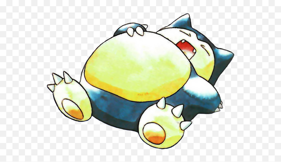 143 Snorlax Gen 1 Red And Blue Games - Snorlax Pokemon Png,Snorlax Png