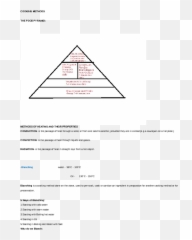 Cooking Methodsthe Food Pyramid - Diagram Full Size Png Triangle,Food Pyramid Png