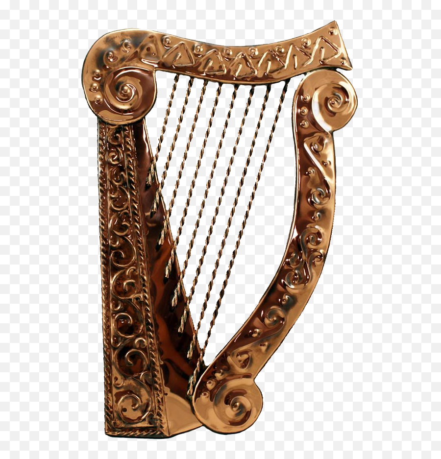 Golden Harp Free Png Play - Antique,Harp Png