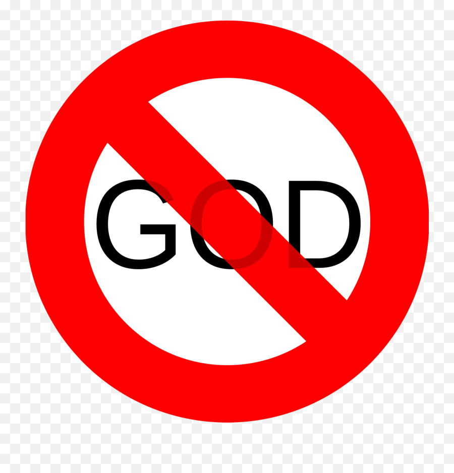 No God - No Belief In God Png,God Png