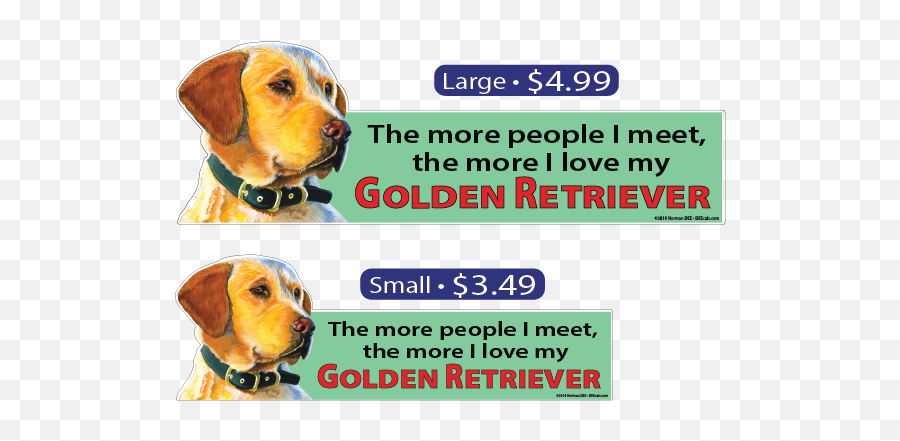 Deecals The More I Love My Golden Retriever - Companion Dog Png,Golden Retriever Transparent