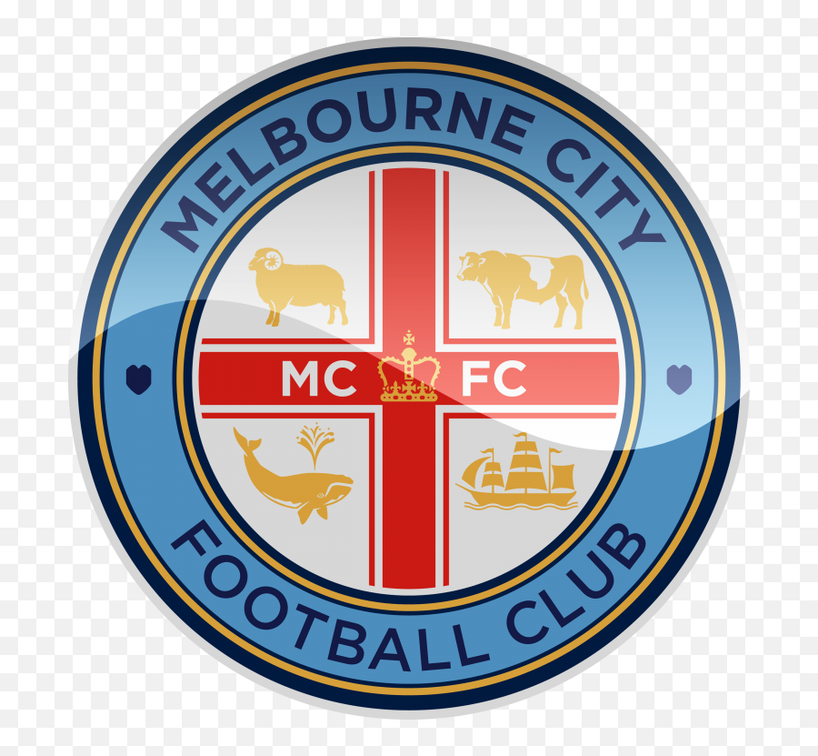 Football Logos - Actual Original Quality Melbourne City Logo Png,Crest Png