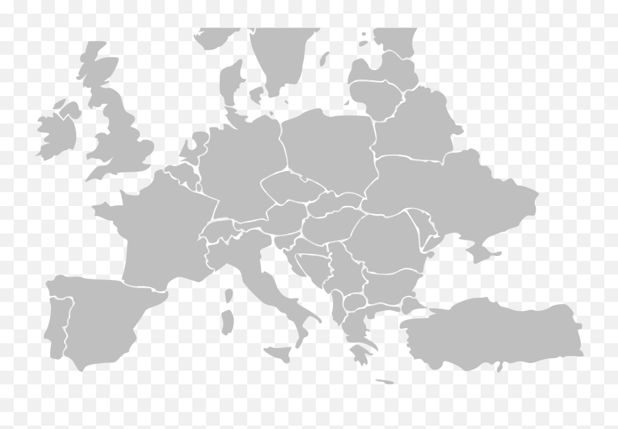 Europe Clipart Map - Europe Map Png,Europe Map Png