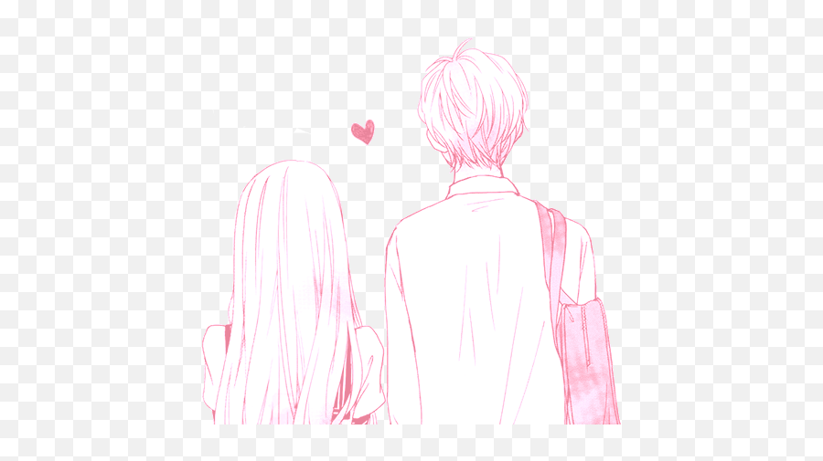 Pin - Anime Couple Sketch Drawing Png,Anime Couple Transparent - free  transparent png images 