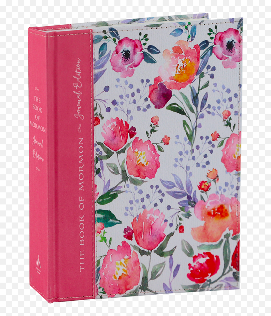 The Book Of Mormon Journal Edition Pink Floral No Index - Book Of Mormon Journal Edition Png,Journal Png