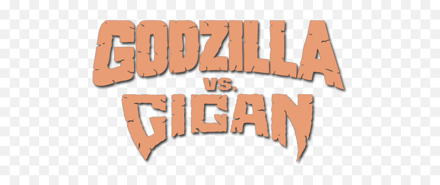 Godzilla Vs Gigan Logo - Godzilla Vs Gigan Logo Png,Vs Logo Transparent