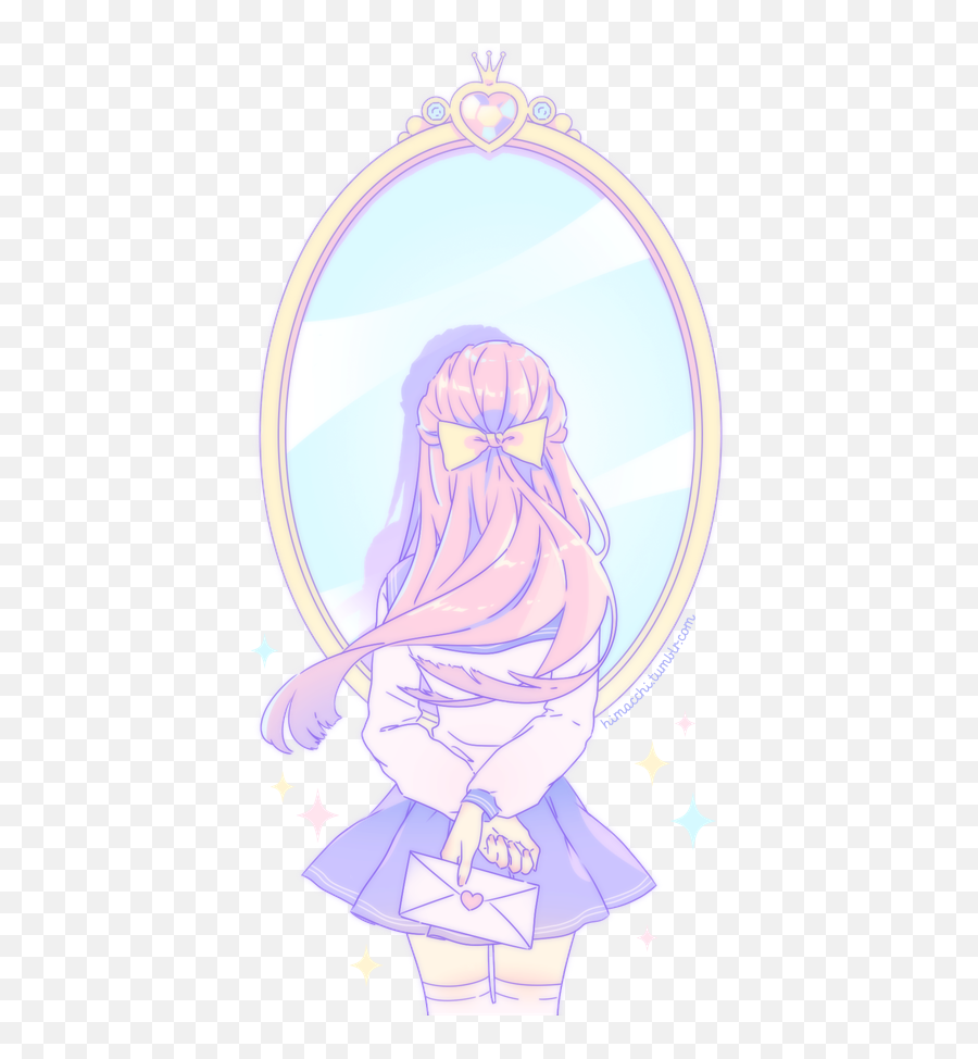 Be Your Own Senpai And Notice Yourself - Aesthetic Anime Girl Transparent Png,Anime Girls Transparent